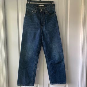 Levi’s wellthread ribcage straight leg jeans